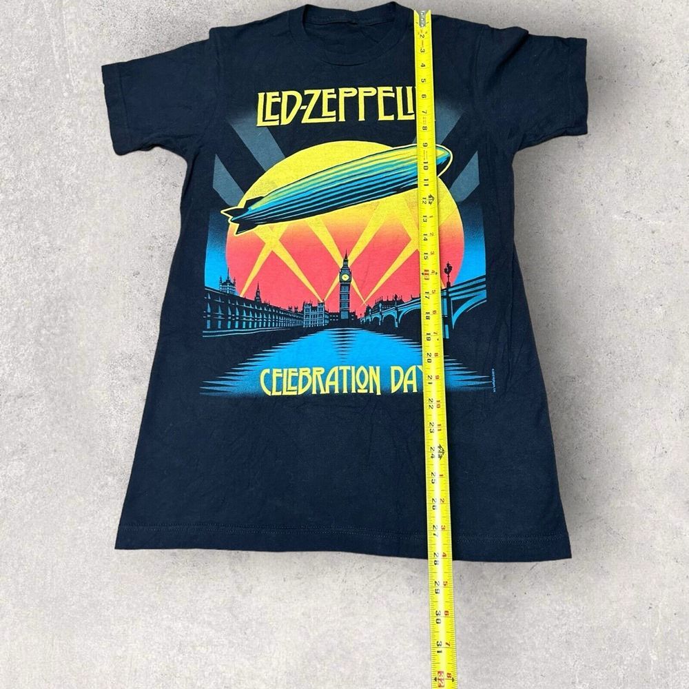 Led Zeplin Celebration Day Black Men's Graphic T Shirt Music‎ Band Size Small - Picture 6 of 7